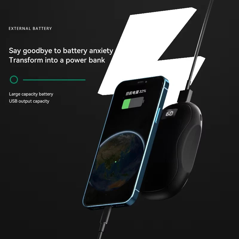 Electric Hand Warmer 50000Mah Large Capacities Hand Warmer Portable Safe and Durable Small Hand Warmer Winter Warming Supplies