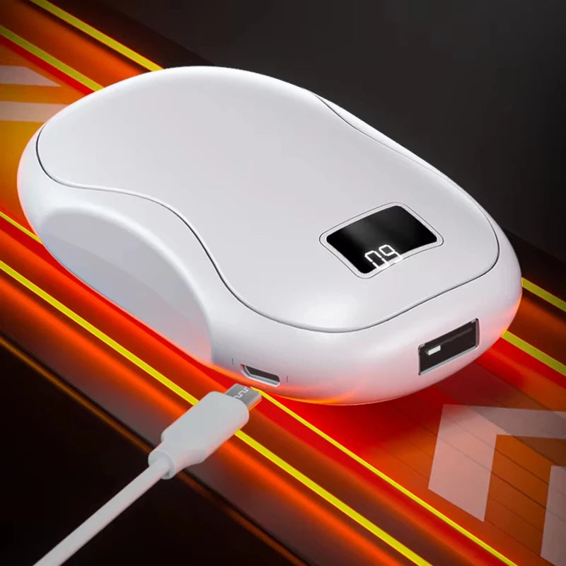 Electric Hand Warmer 50000Mah Large Capacities Hand Warmer Portable Safe and Durable Small Hand Warmer Winter Warming Supplies